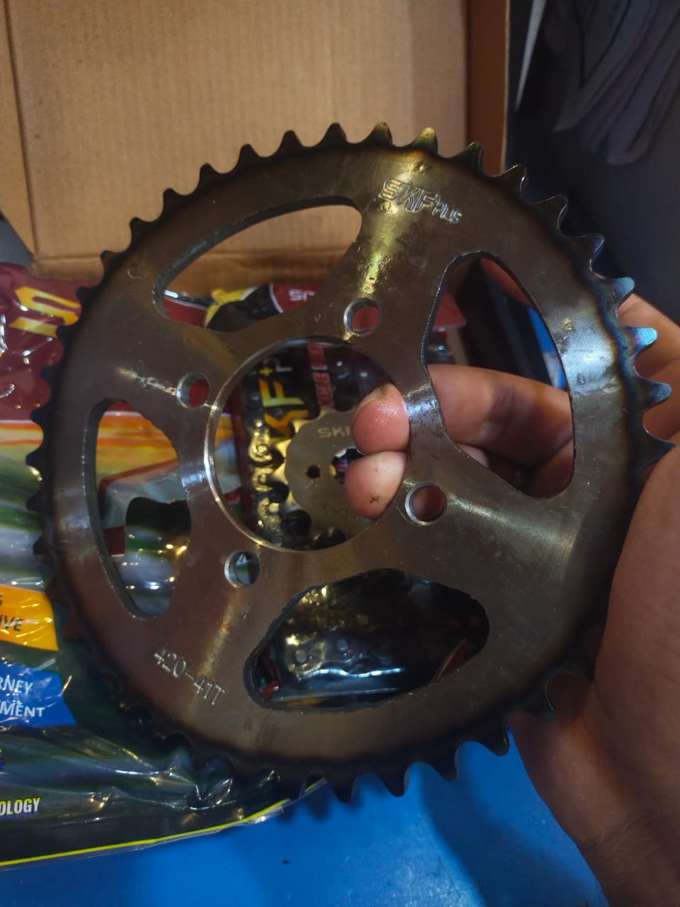 CHAIN AND SPROCKETS KIT SKF CD70