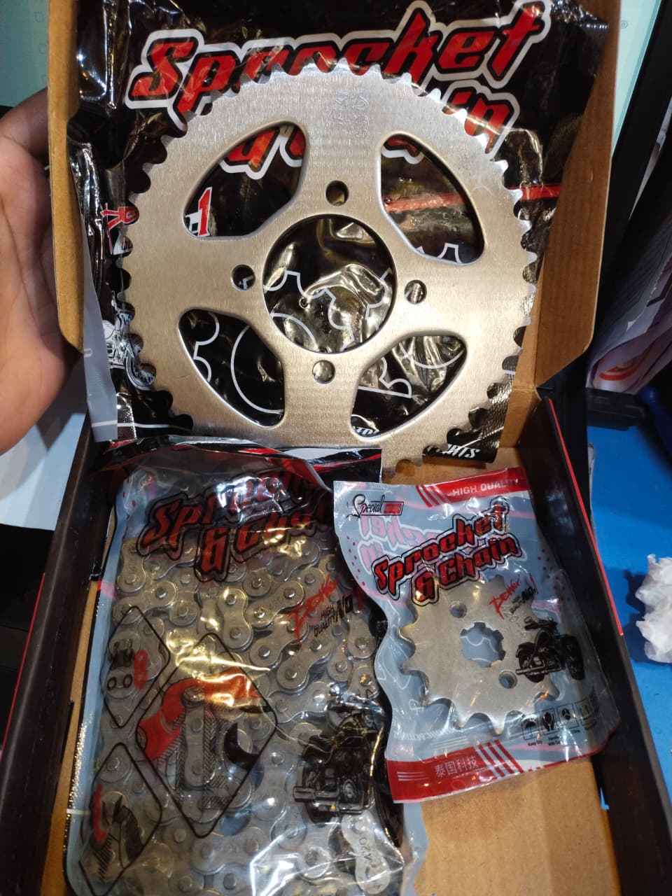 CHAIN SPROCKET KIT MEIYA CD70